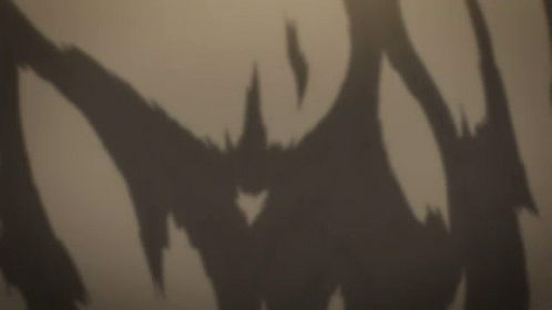 Spider Shadow Cast on Wall