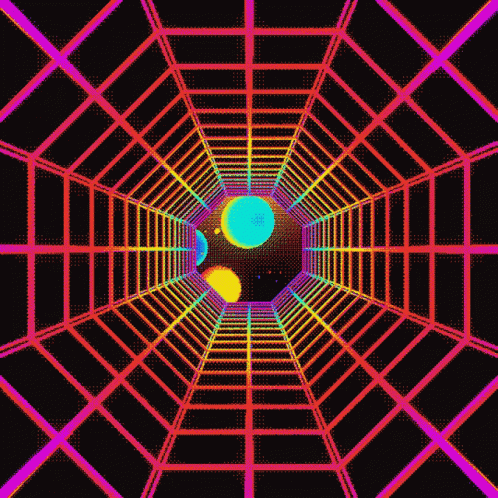 Spider Web With Circle GIF