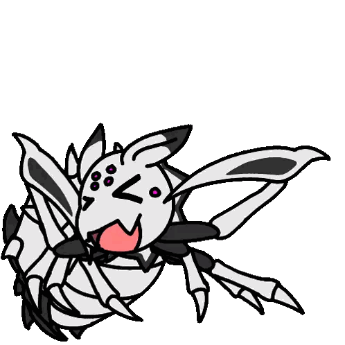 Spider with Rabbit Head and Face