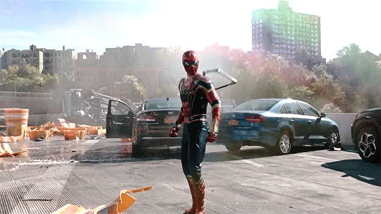 Spiderman Activating His Spider Legs GIF