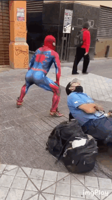 Spiderman Dancing And Twerking GIF