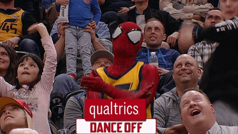 Spiderman Dancing Qualtrics Danceoff GIF