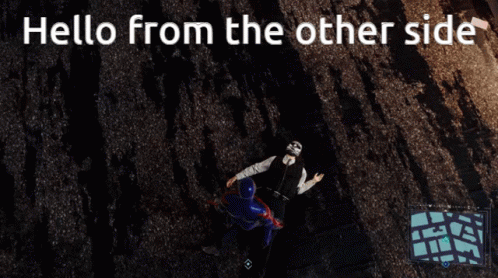 Spiderman Hello From The Other Side GIF