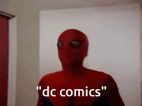Spiderman Walling Dc Comics Meme GIF