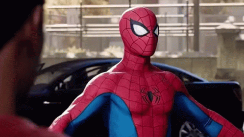 Spiderman Went Up Meme GIF