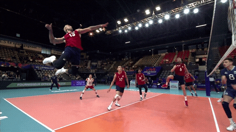 Spike Jump Volleyball World GIF