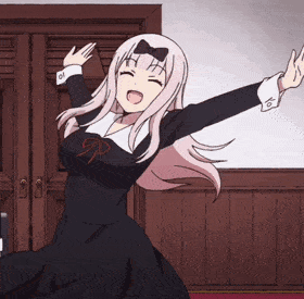 Spin Dance Anime Chika Fujiwara GIF