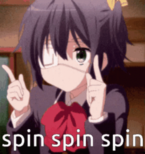 Spin Spin Spin Rikka Takanashi GIF