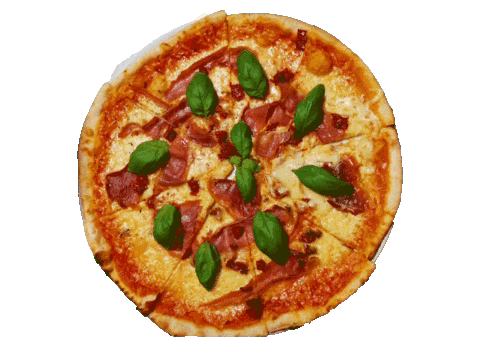 Spinach On A Spinning Pizza GIF
