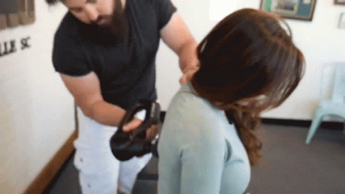 Spinal Discomfort Back Pain Massage GIF