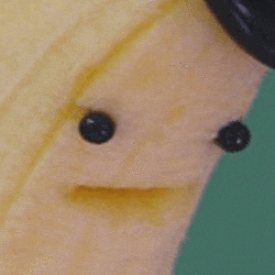 Spinning And Shaking Banana Face GIF