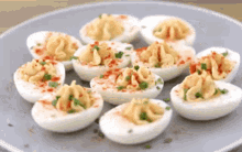 Spinning Appetizers Paprika Chives Egg GIF