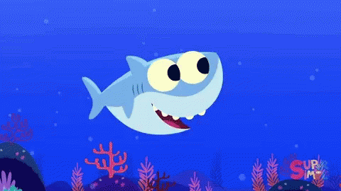 Spinning Baby Shark GIF