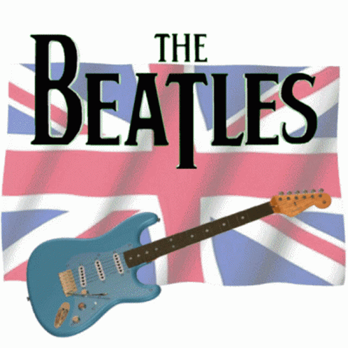 Spinning Beatles Logo Graphics Design GIF