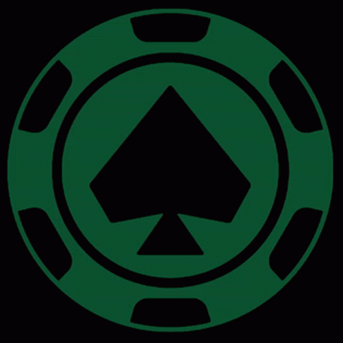 Spinning Casino Chip Logo GIF