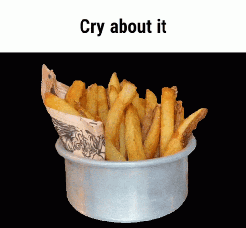Spinning Chip Bowl Cry About It Meme GIF