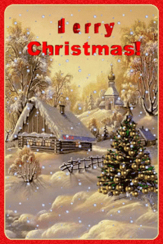 Spinning Christmas Tree Wednesday GIF