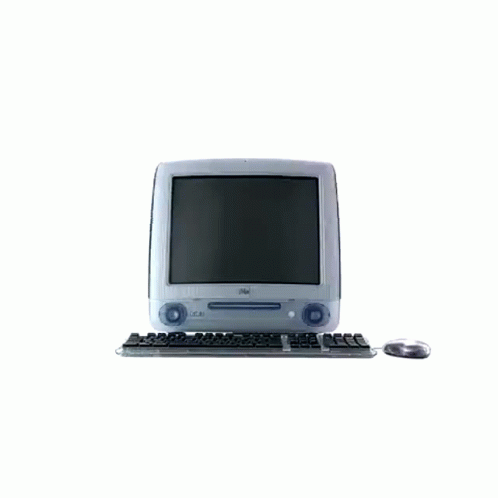 Spinning Computer Chip Old Desktop GIF