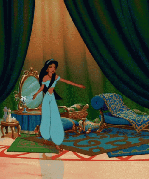 Spinning Disney Princess Jasmine GIF