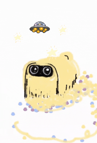 Spinning Dog With Big Eyes GIF