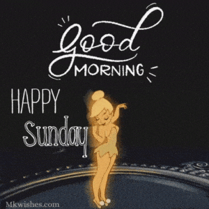 Spinning Fairy Happy Sunday Animation GIF