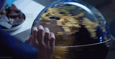 Spinning Globe Searching The Country GIF