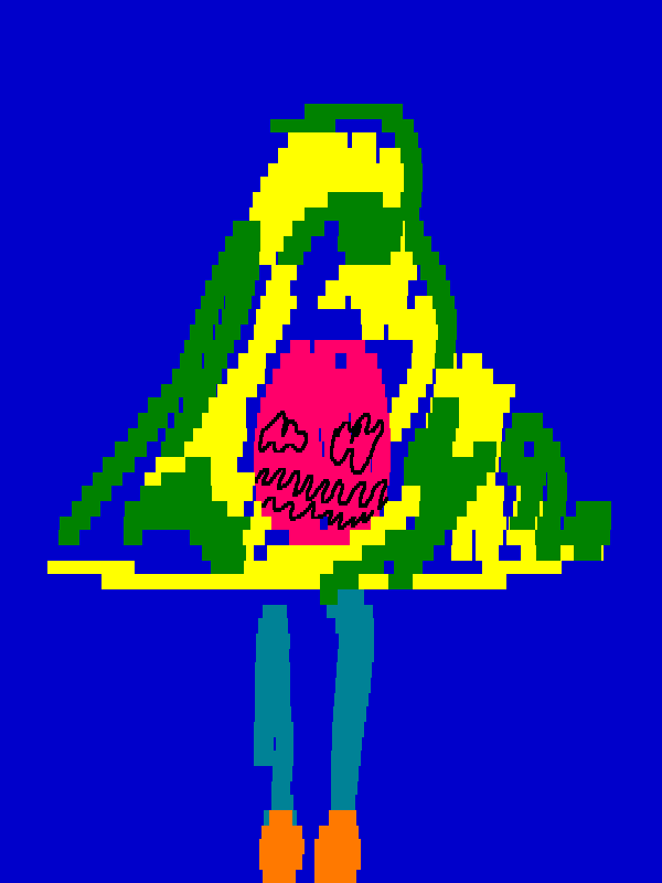 Spinning Human Corn Chip GIF