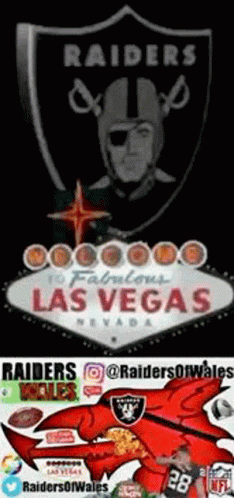 Spinning Las Vegas Raiders Logo GIF