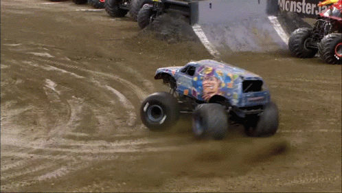 Spinning Monster Truck GIF