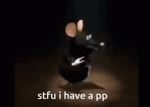 Spinning Pumped Up Dancing Black Rat GIF