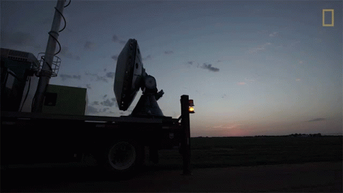Spinning Radar Antenna Timelapse GIF