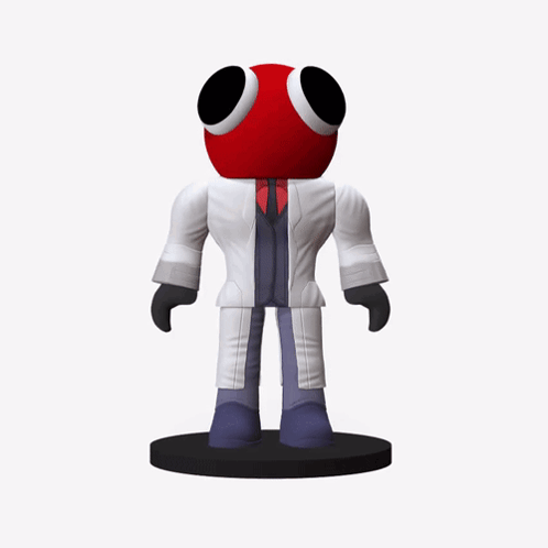 Spinning Red Rainbow Friends GIF