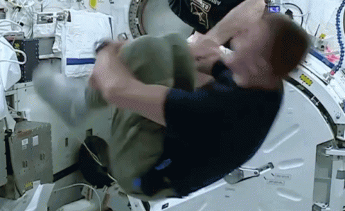 Spinning Space Gravity GIF