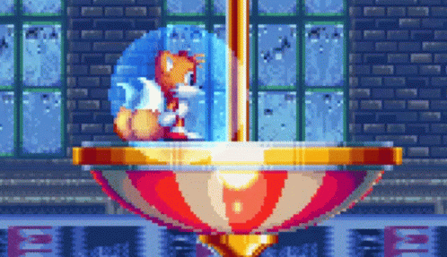 Spinning Tails Sonic GIF