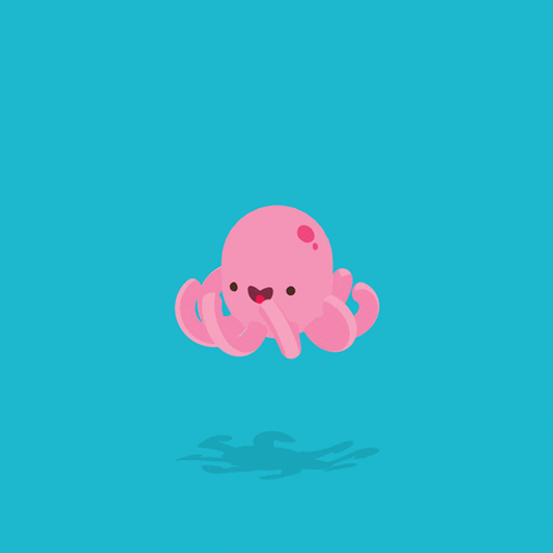 Spinning Tentacles Of Pink Octopus GIF