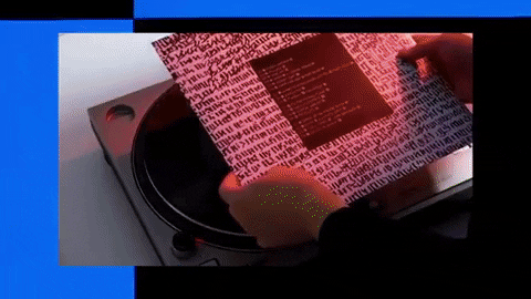 Spinning Vinyl Music GIF