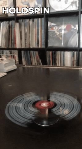 Spinning Vinyl Record Rotating Fast GIF