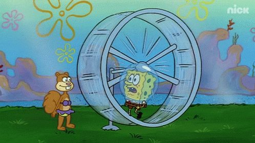 Spongebob Spinning Wheel GIF
