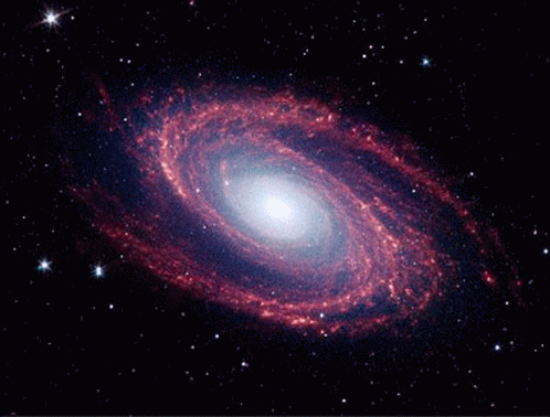 Spiral Galaxy in a Galaxy Filled with Stars