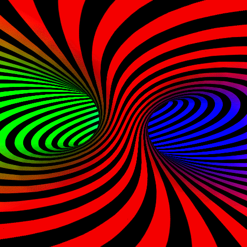 Spiral Vortex With Various Colors GIF