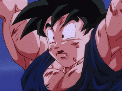 Spirit Bomb Flowing Energy GIF