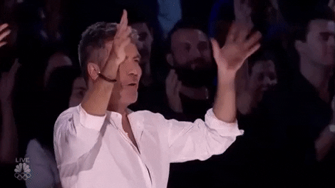 Spirit Fingers Simon Cowell GIF