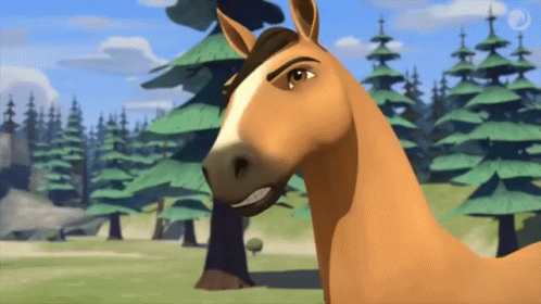 Spirit Neigh Then Run GIF