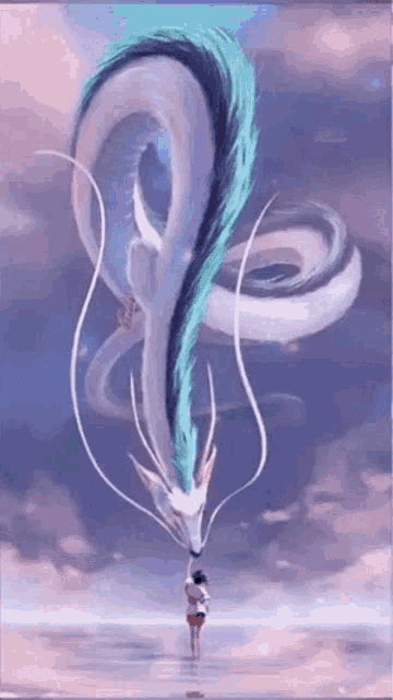 Spirited Away Haku Glowing GIF