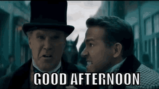 Spirited Good Afternoon Gif GIF