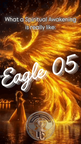 Spiritual Awakening Eagle 05 Poster GIF