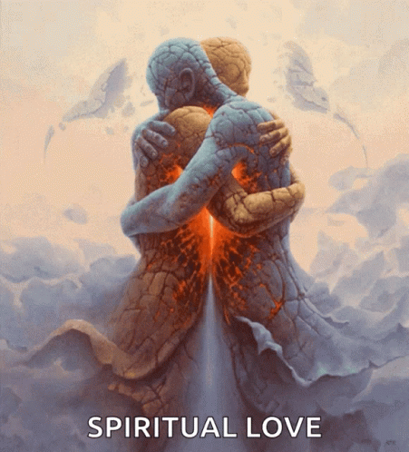 Spiritual Love Smoke Hug GIF