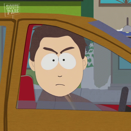 South Park Driver Spit GIF