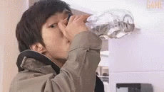 Spit Water Acting Tough Asian Guy GIF