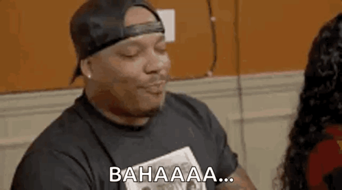 Spit Water Black Cap Man Smile Bahaa GIF